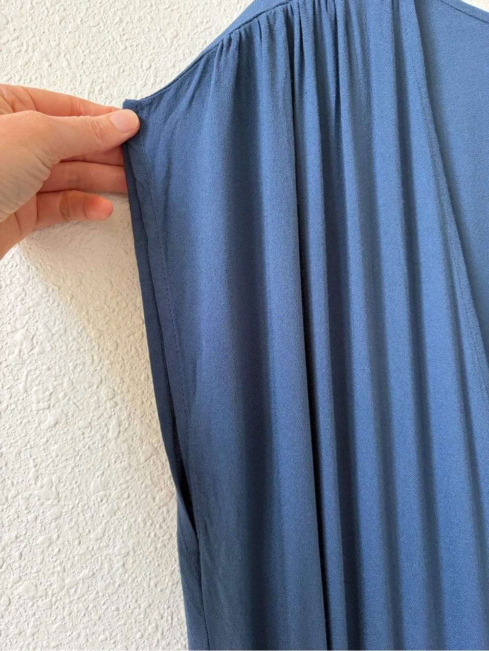Bobi Los Angeles Maxi Cover Up Dress Blue Size Small Bohemian Beach